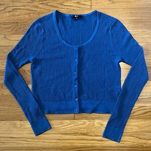 Uniqlo Vibrant Blue Knit Sweater
